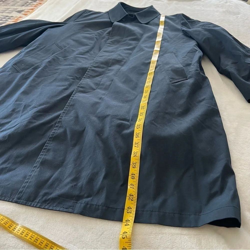 VINTAGE London Fog Maincoats Men's Blue Rain Trench Coat